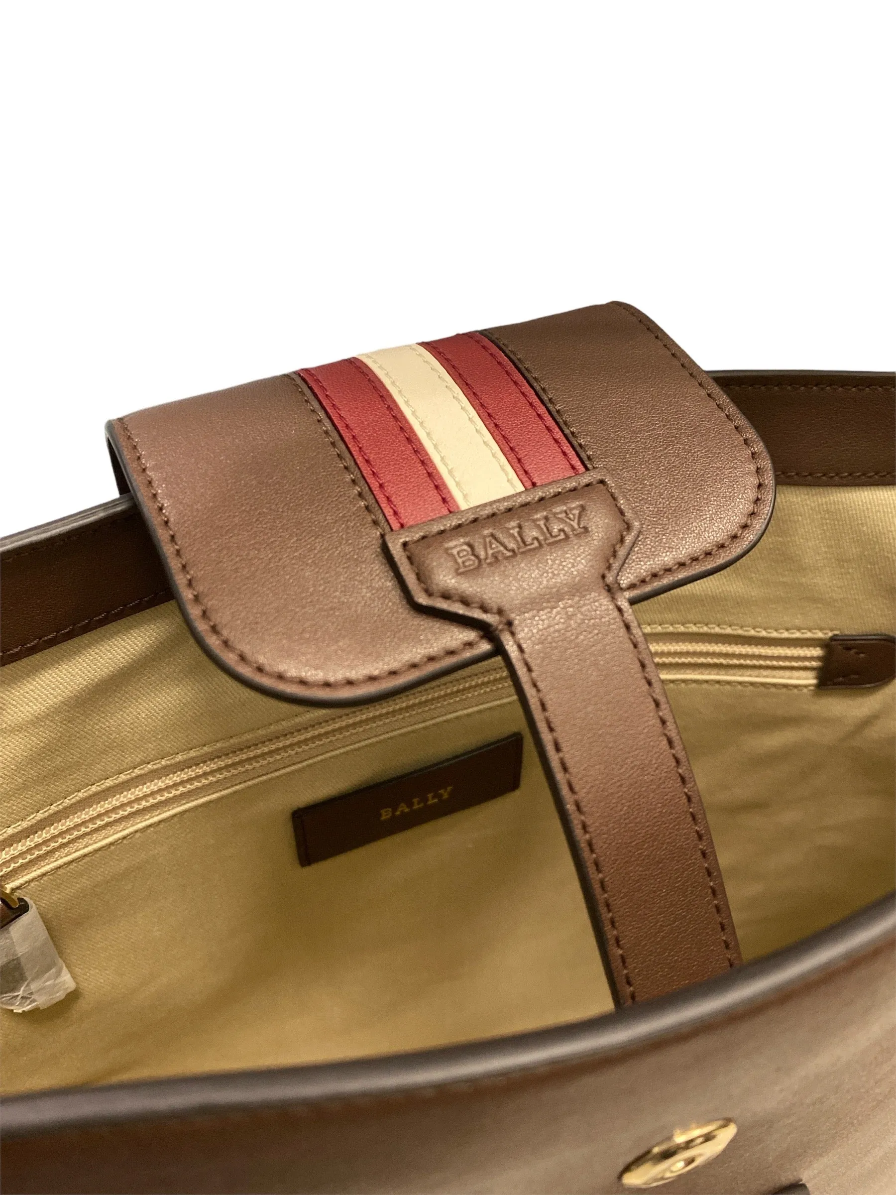 Bally Holly Women's 6230737 Coconut Bovine Leather Bag