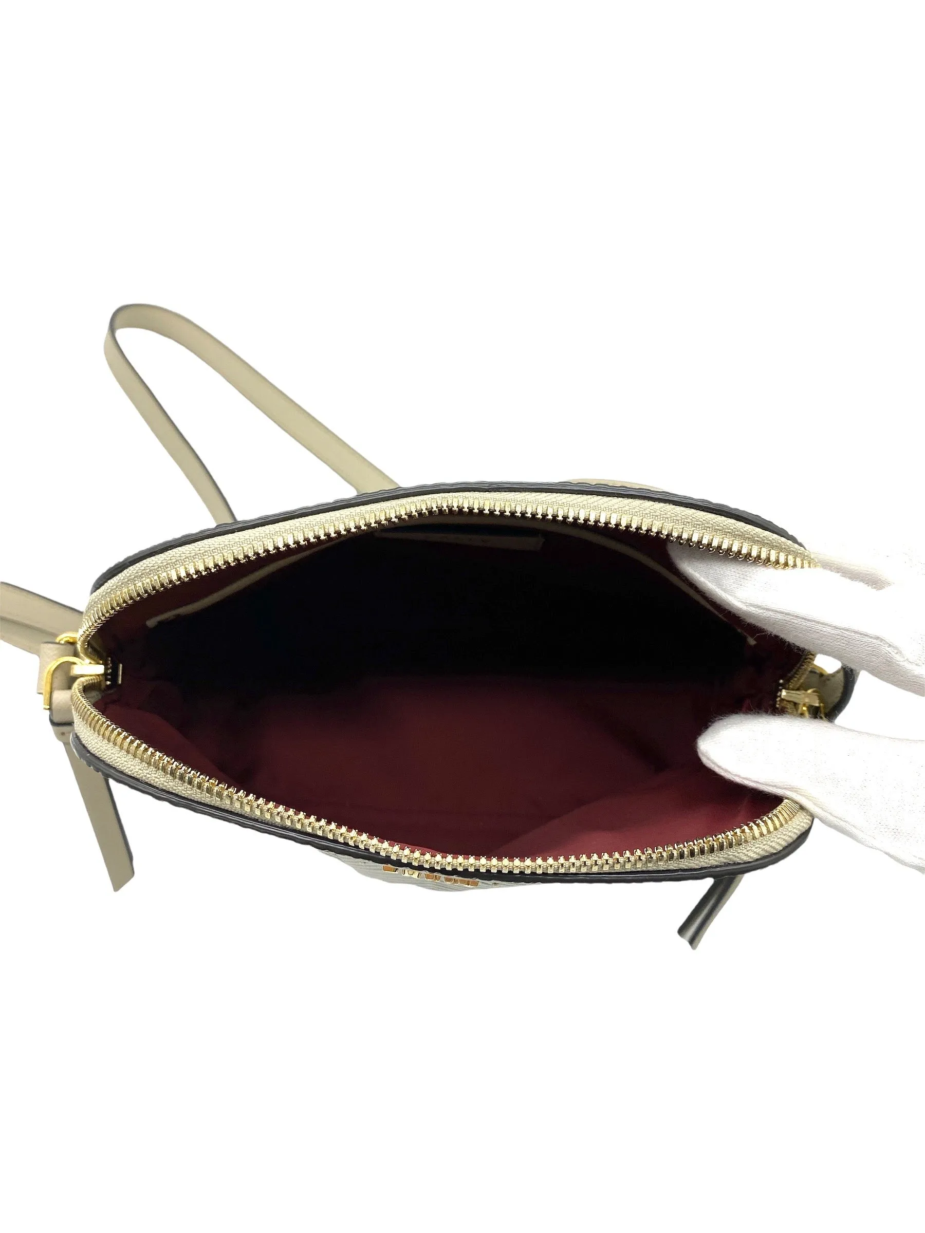 Bally Salmah Women's 6232522 Beige Leather Mini Bag