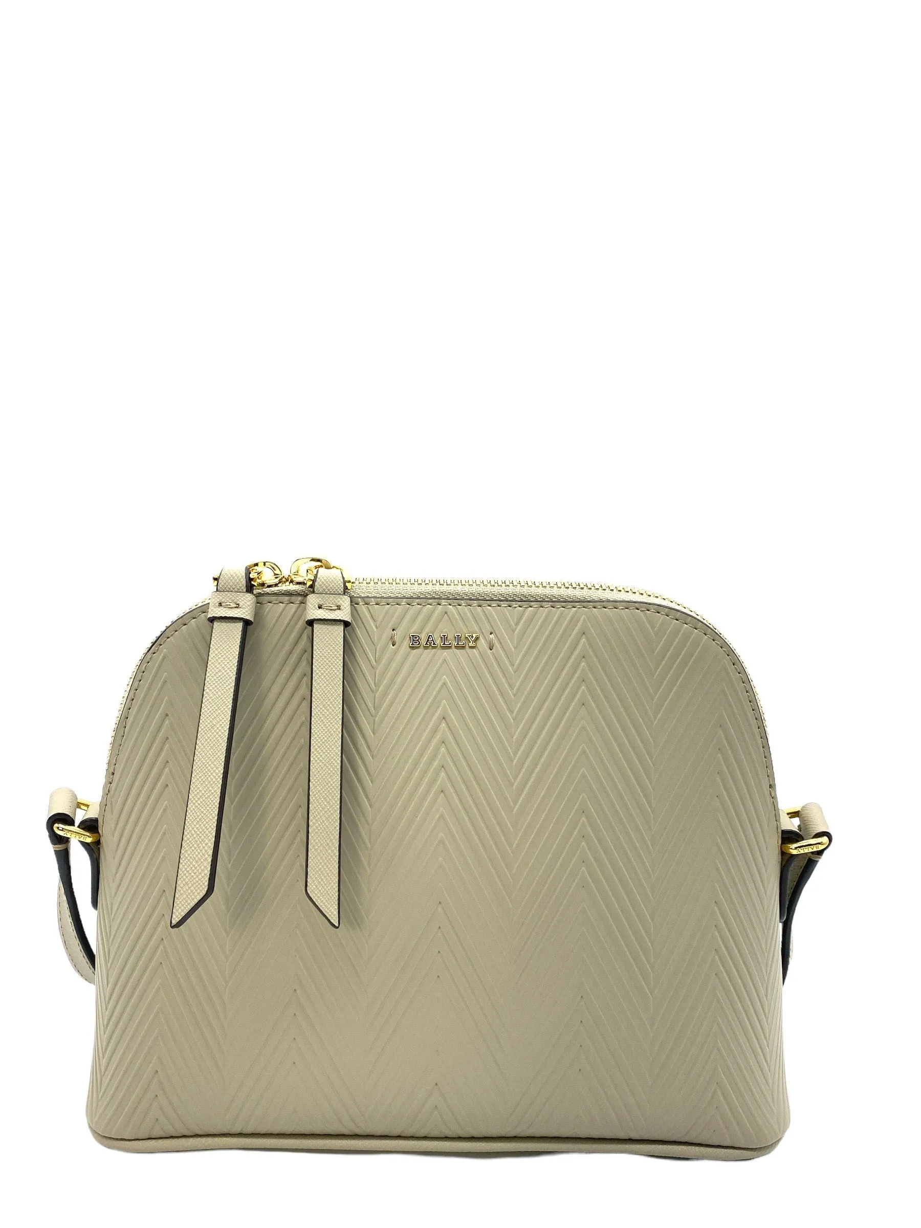 Bally Salmah Women's 6232522 Beige Leather Mini Bag