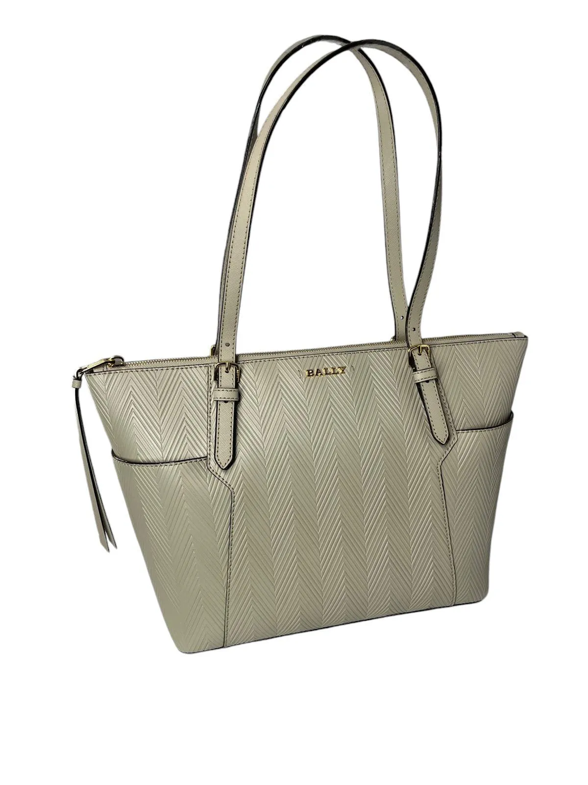 Bally Samirah 6232741 Ladies Caillou Bovine Split Embossed Tote Bag