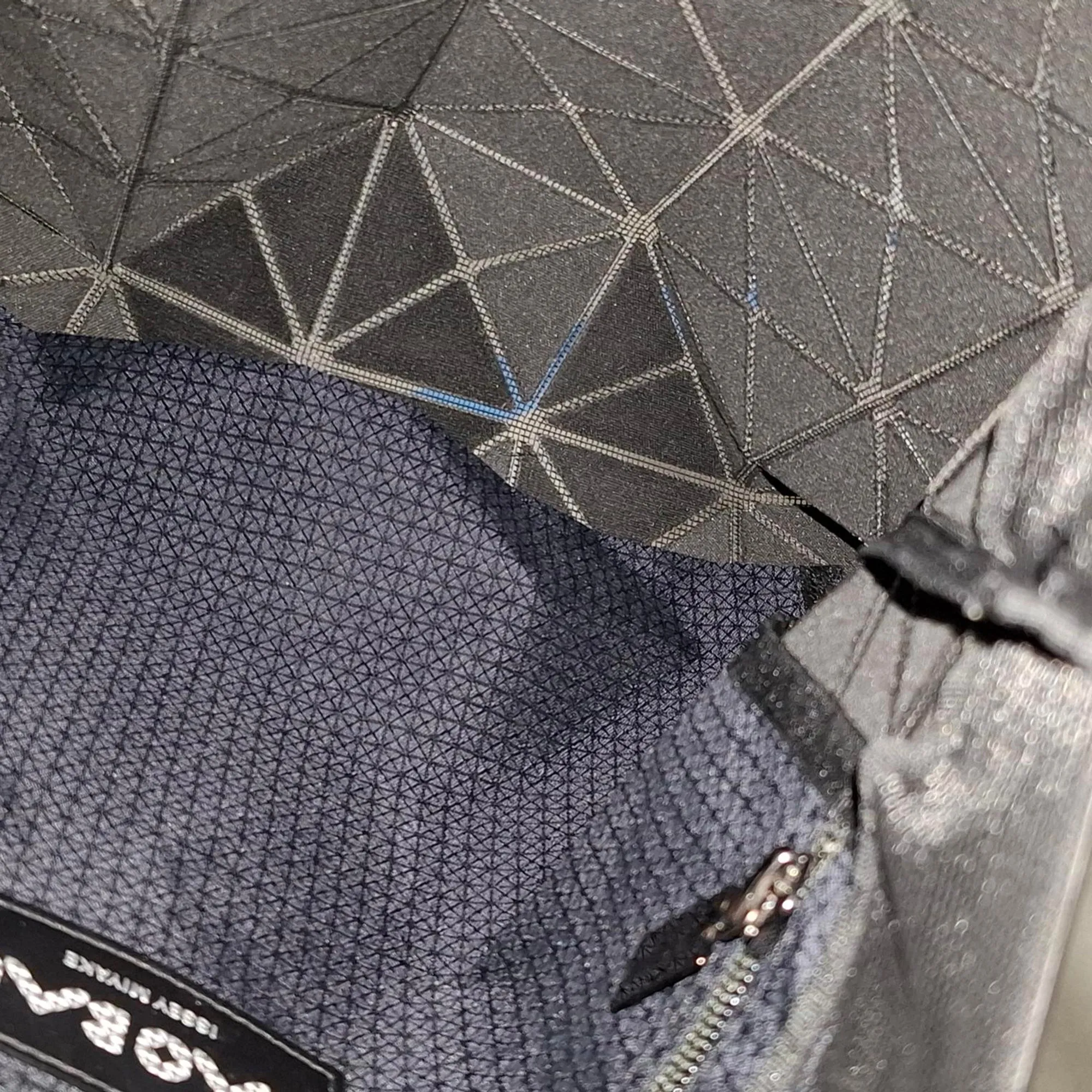 Bao Bao Issey Miyake Gunmetal Lucent Metallic Tote in Black PVC