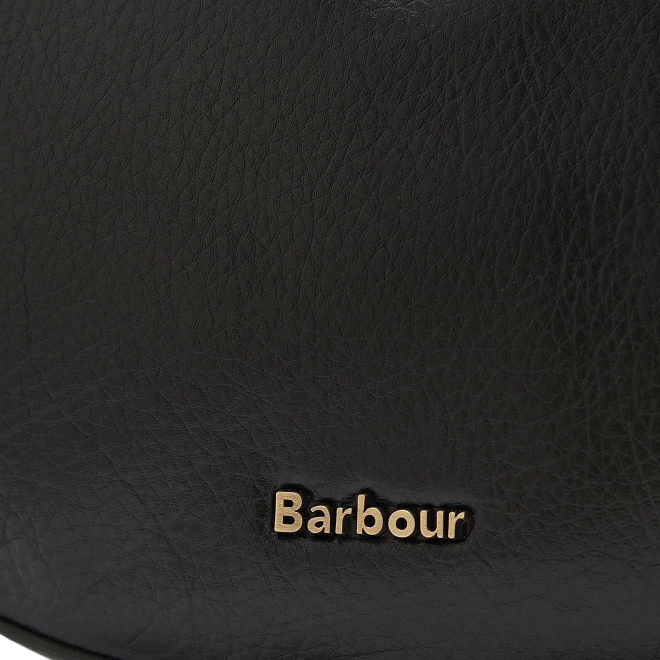 Barbour Laire Leather Sling Bag Black
