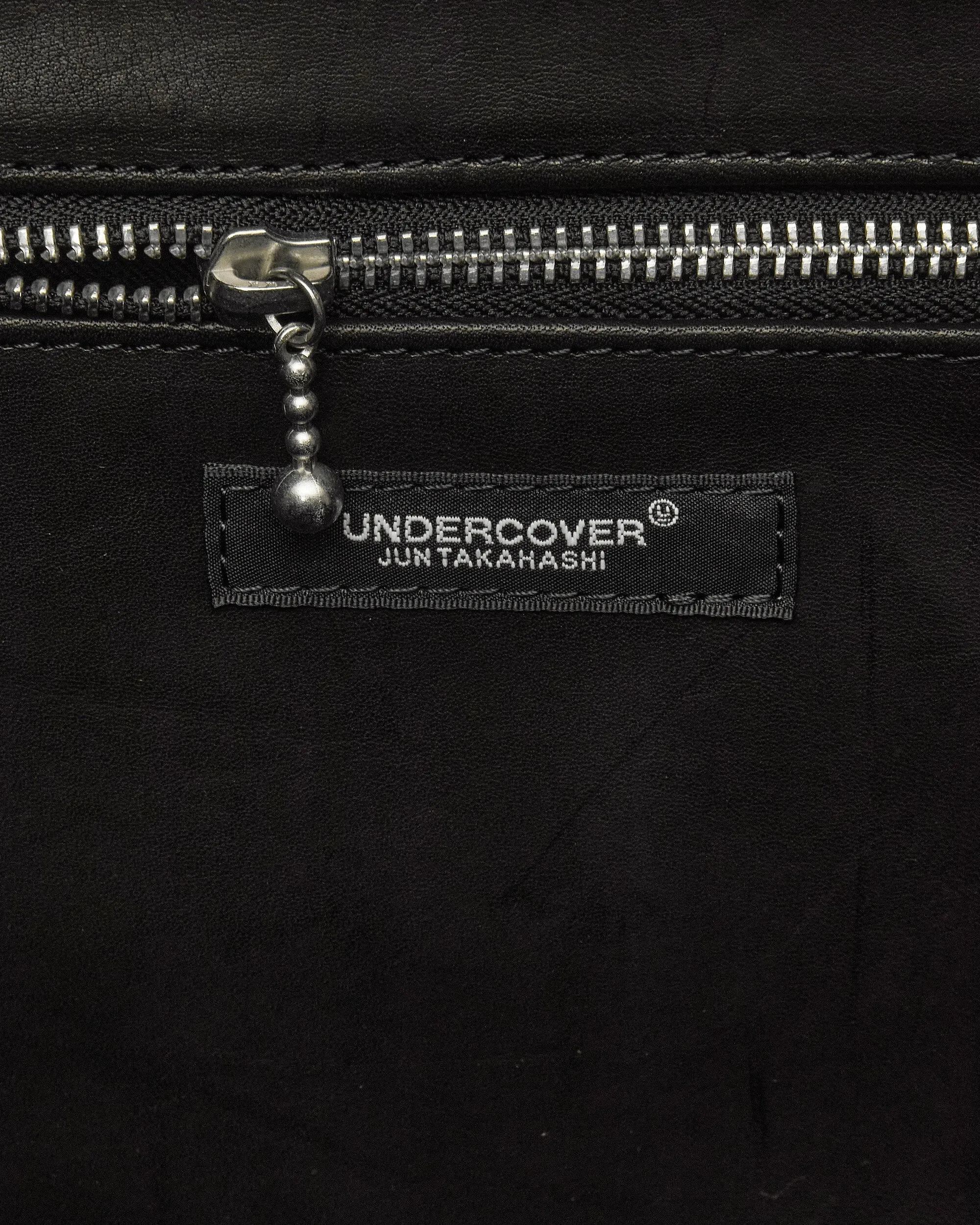 Basic Leather Riders Bag Black