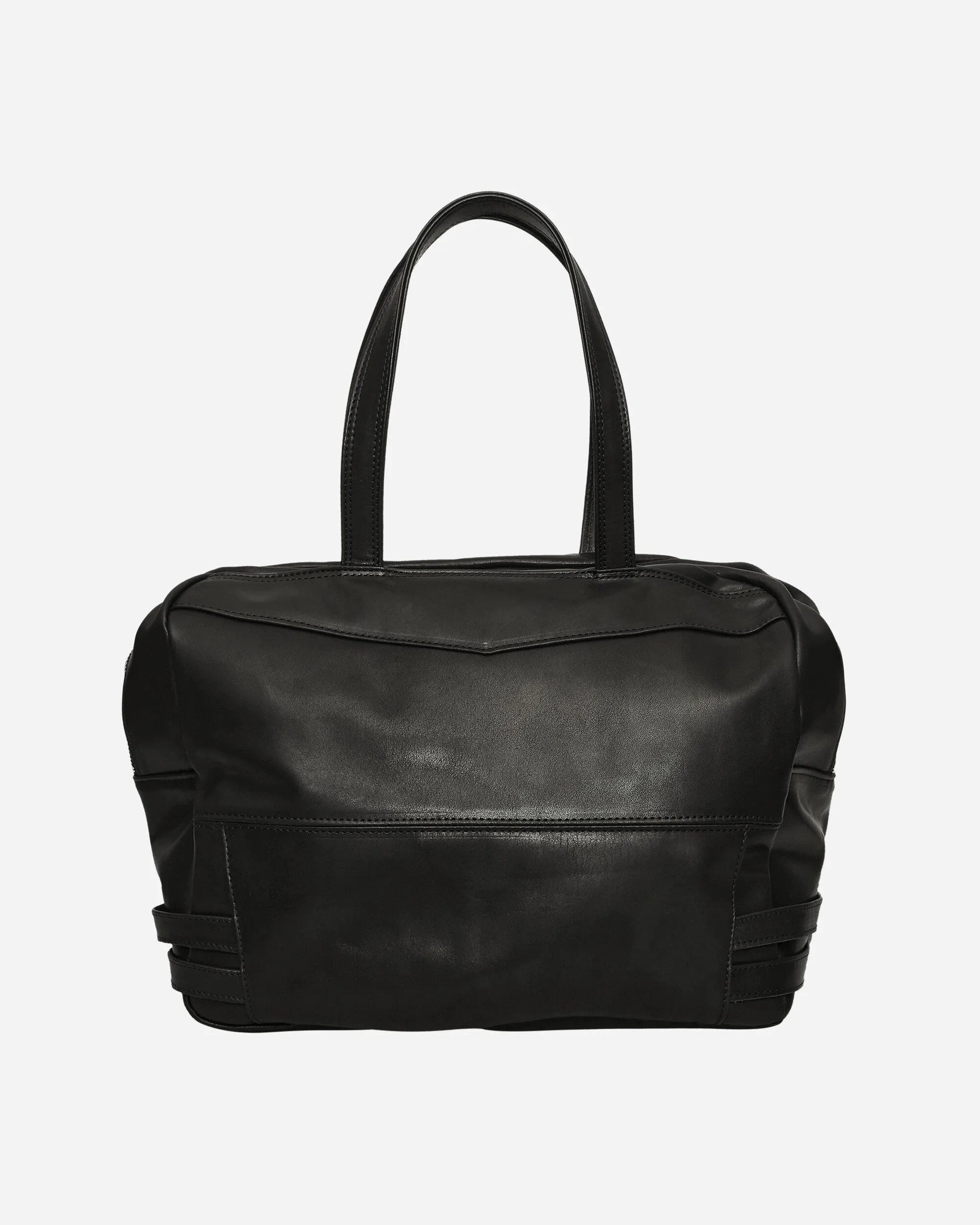 Basic Leather Riders Bag Black