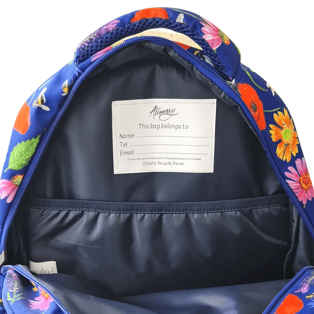 Bees & Wildflowers Large School Backpack