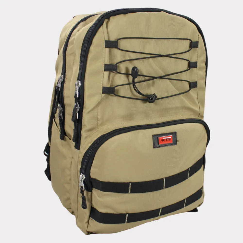 Beige Laptop Backpack