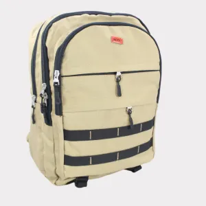 Beige Laptop Backpack