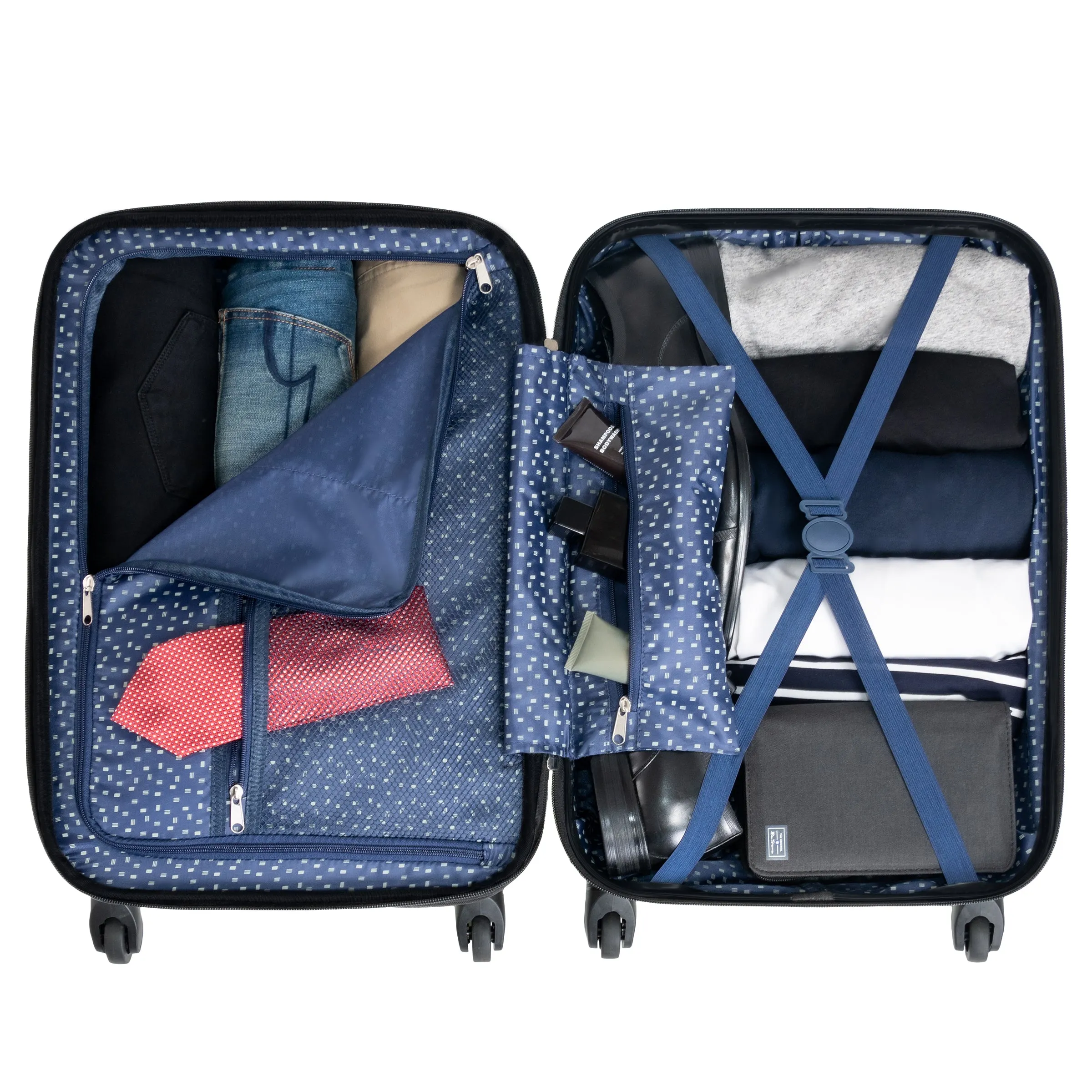 Ben Sherman Hereford 2 Piece Set (20" & 28") Hardside Expandable Luggage Set
