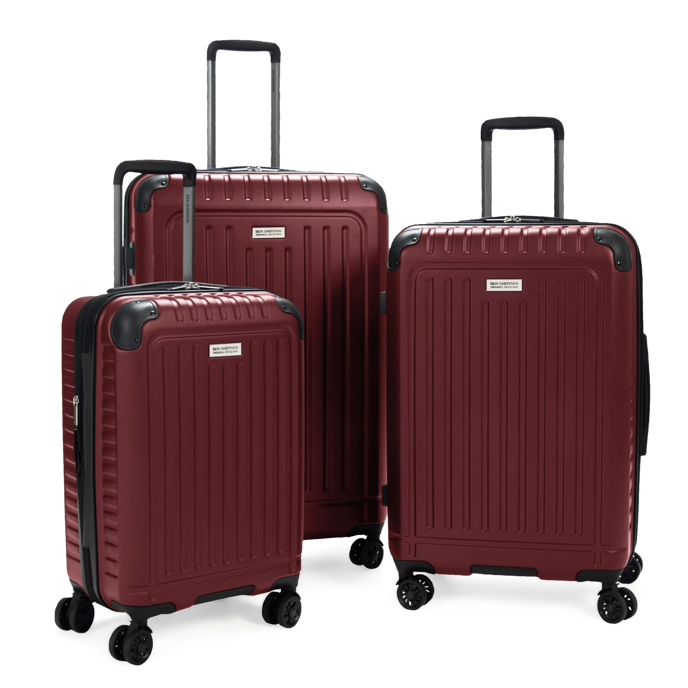 Ben Sherman Sunderland 3 Piece Set (20", 24", & 28") Hardside Expandable Luggage Set