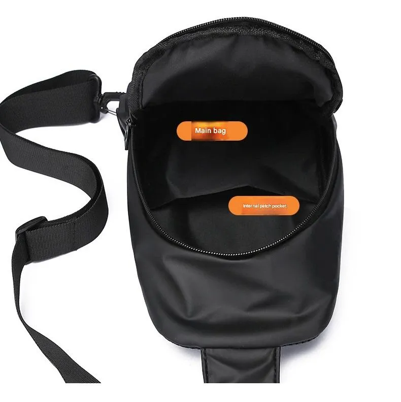 Black Messenger Bags Sports Bag Gym Bag  4110