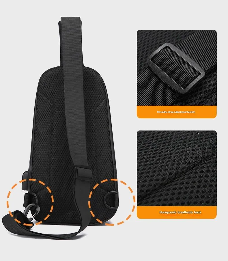 Black Messenger Bags Sports Bag Gym Bag  4110