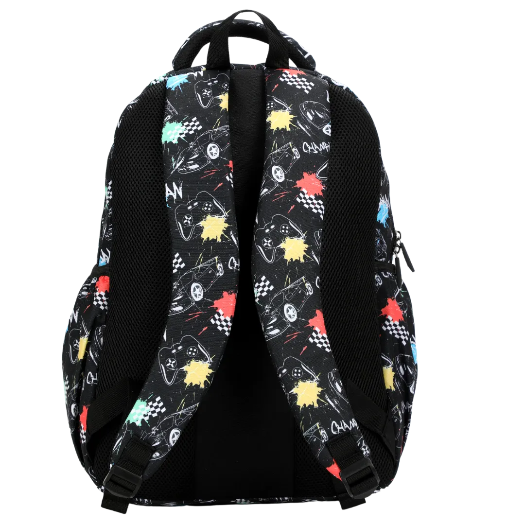 Black Urban Large School Backpack