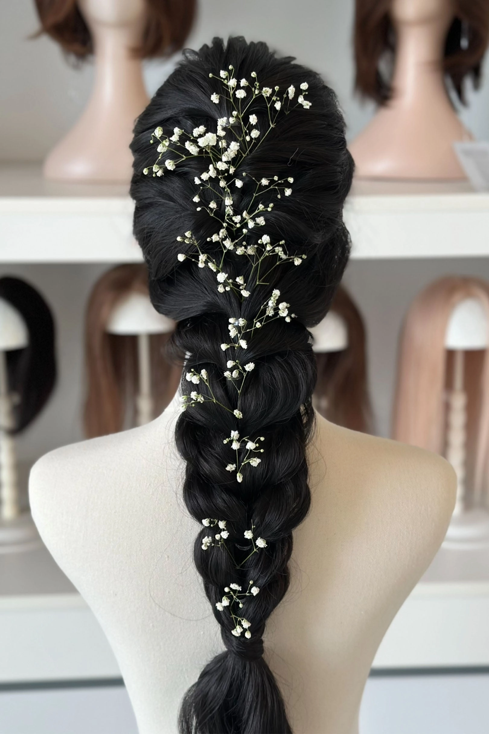 Black Wavy 13" x 6" Lace Top Synthetic Hair Wig Mabel