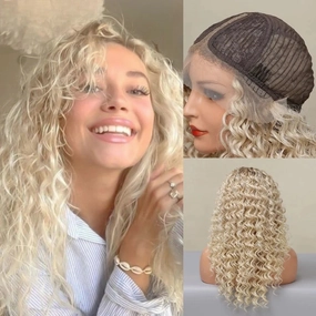 Blonde Curly Wig