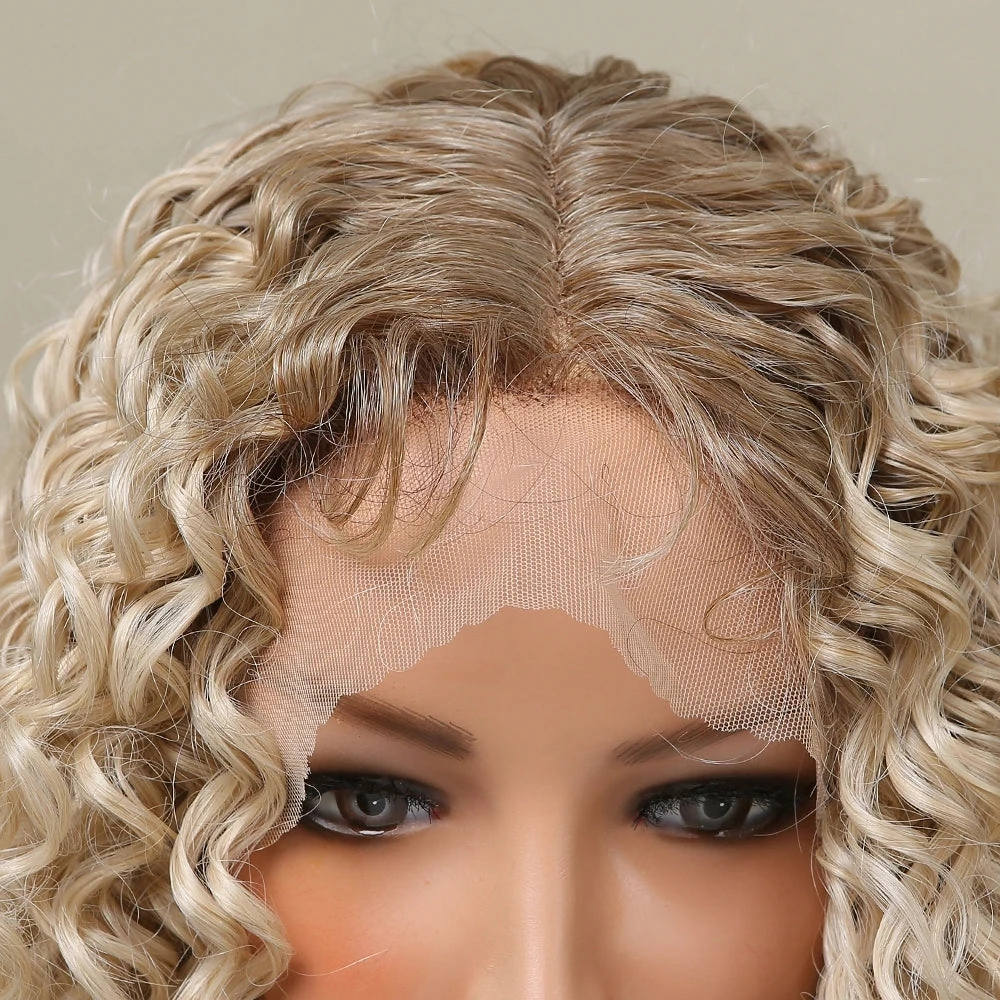 Blonde Curly Wig