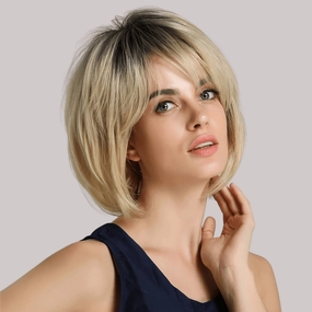 Blonde Fringe Wig