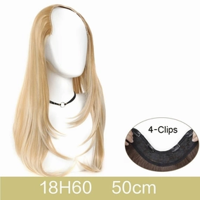 Blonde Half Wig