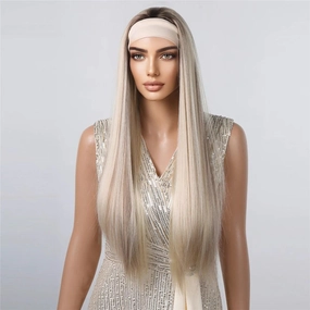 Blonde Headband Wig