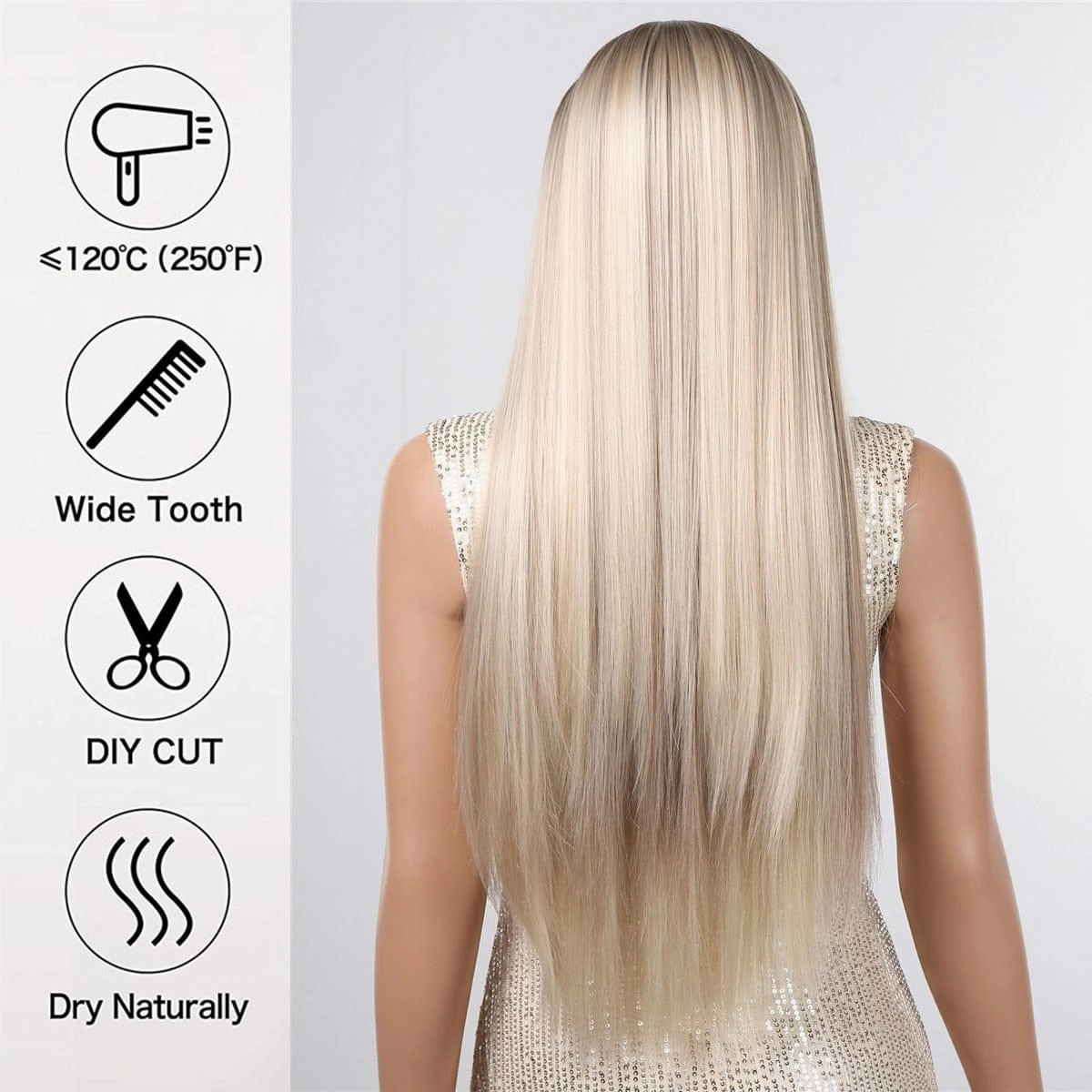 Blonde Headband Wig