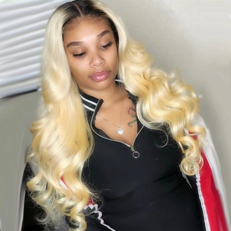 Blonde Human Hair Lace Wig