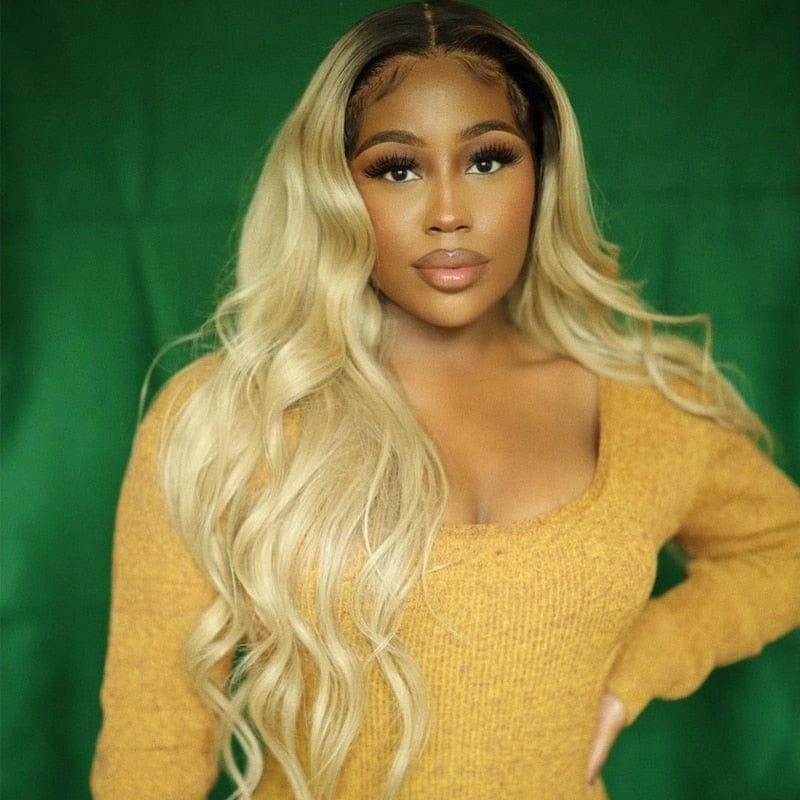 Blonde Human Hair Lace Wig