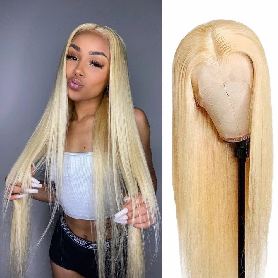 Blonde Lace Front Wig Human Hair