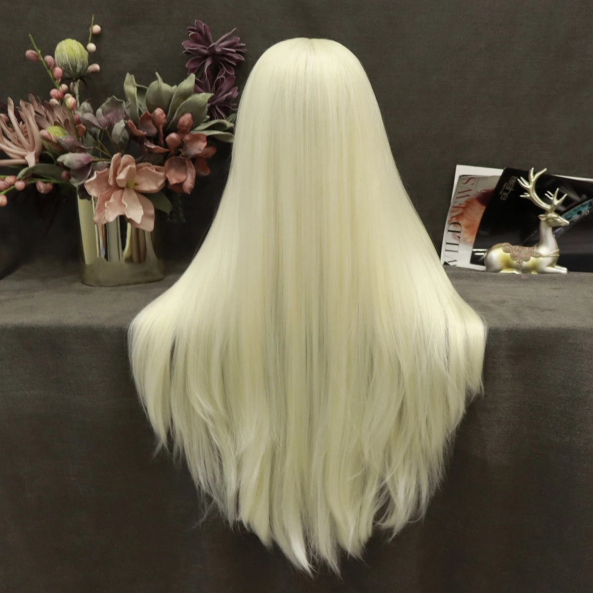 Blonde Long Straight 1001/613 Synthetic Lace Front Wig Cosplay