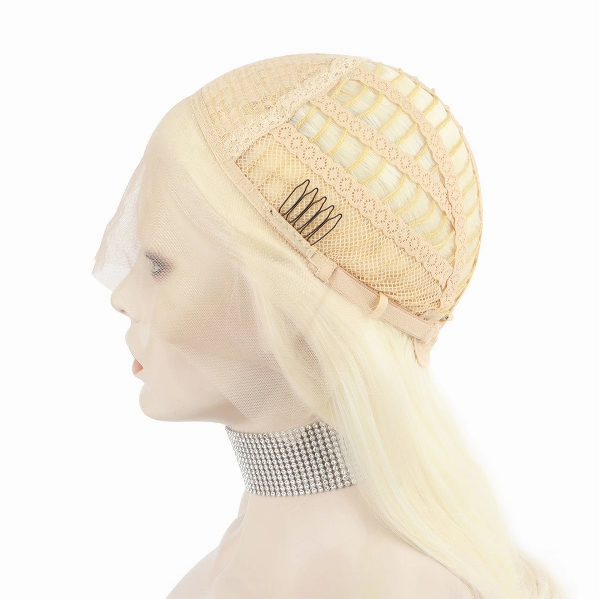 Blonde Long Straight 1001/613 Synthetic Lace Front Wig Cosplay