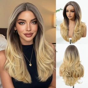 Blonde Ombre Long Hair Wig