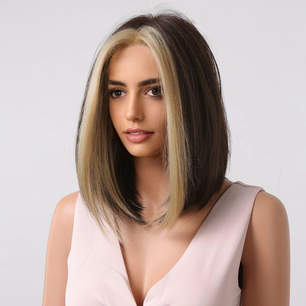 Blonde Streak Wig