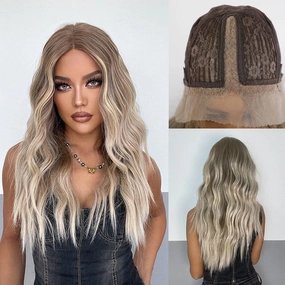 Blonde Synthetic Lace Wig