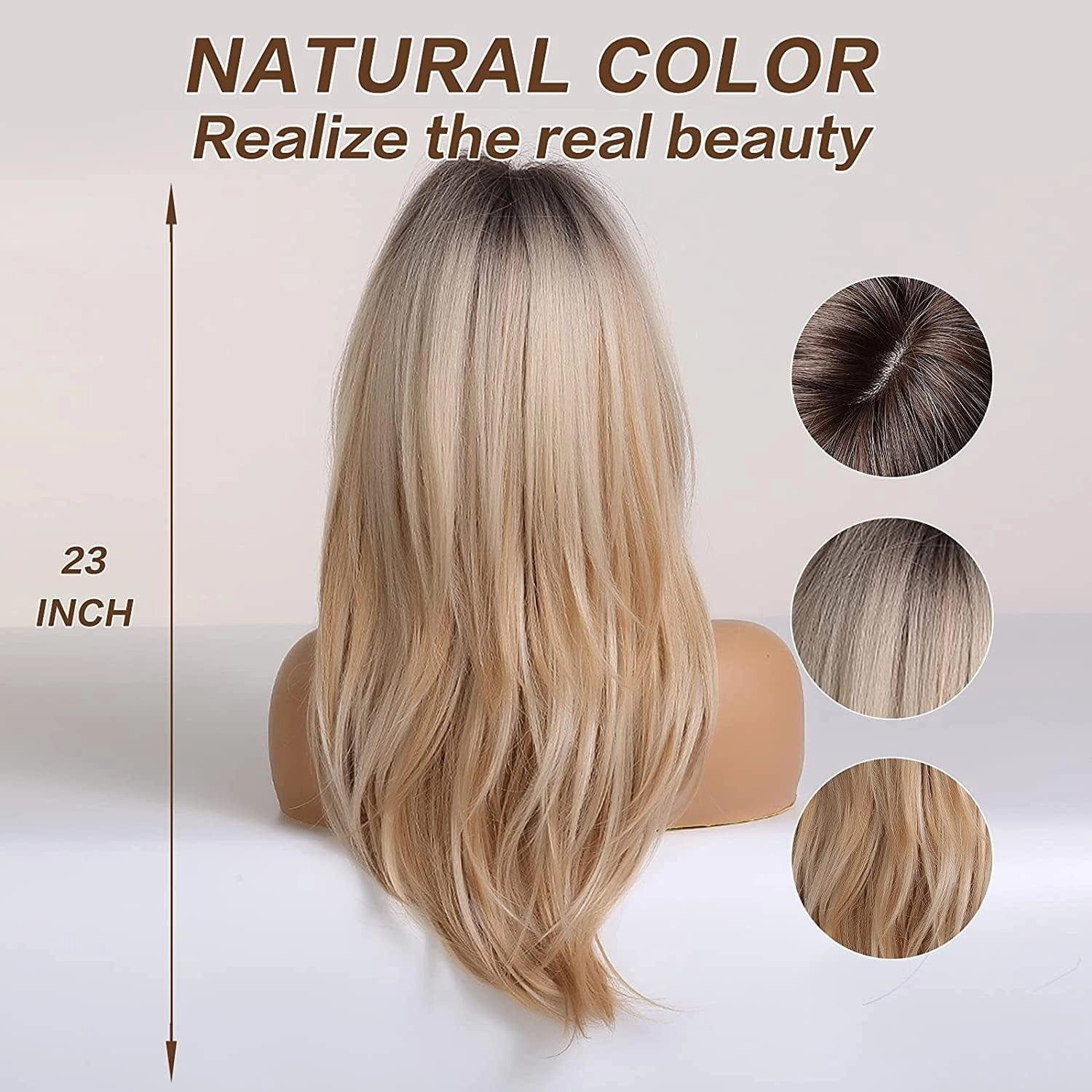 Blonde Wig with Bangs