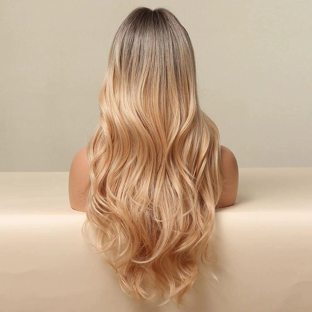 Blonde Wig with Fringe