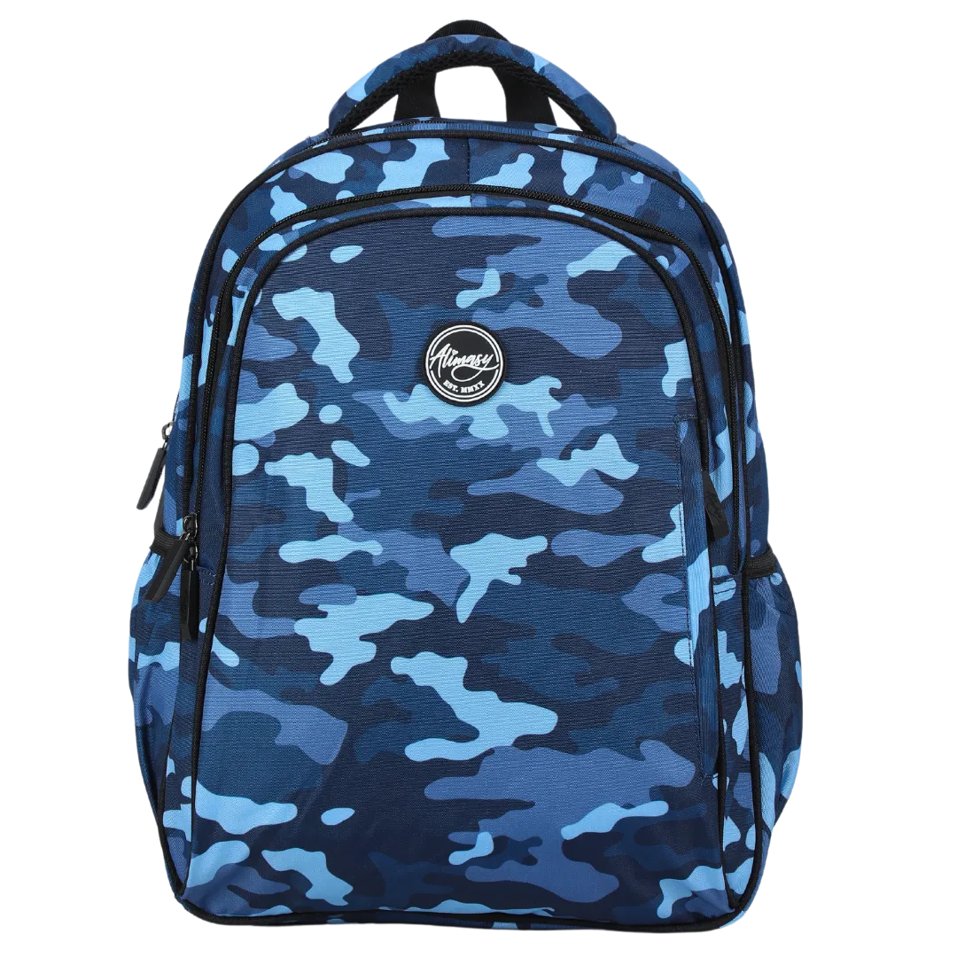Blue Camouflage Midsize Kids Backpack