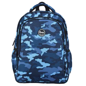 Blue Camouflage Midsize Kids Backpack