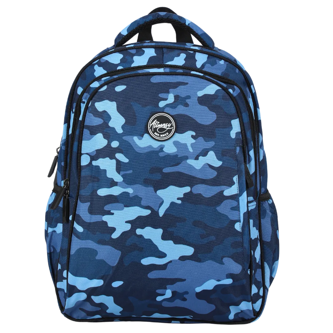 Blue Camouflage Midsize Kids Backpack