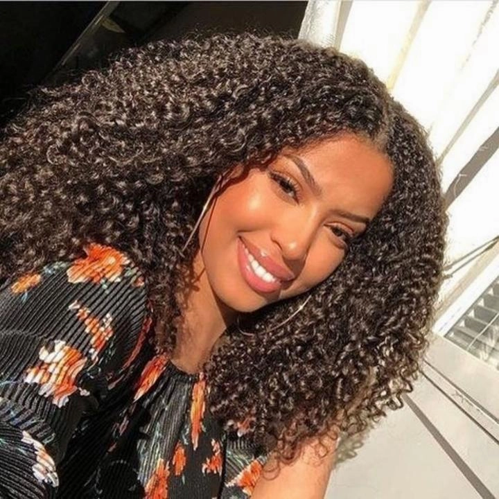 Bogo Sale: $179=V Part Curly 16" Wig   10" Bob Straight Wig With Bangs