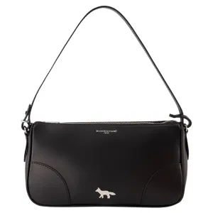 Boogie Baguette Shoulder Bag - Maison Kitsune - Leather - Black