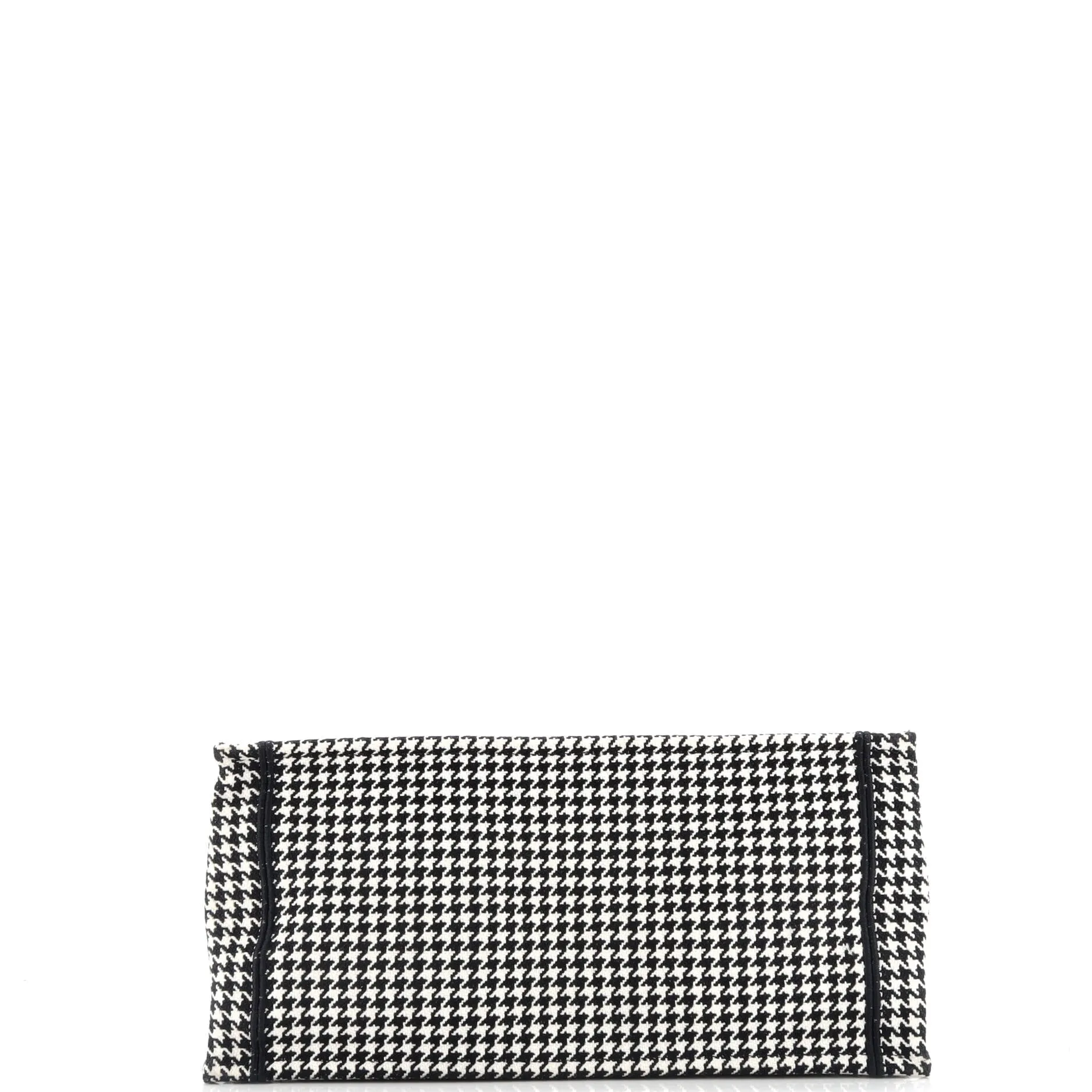 Book Tote Houndstooth Canvas Medium