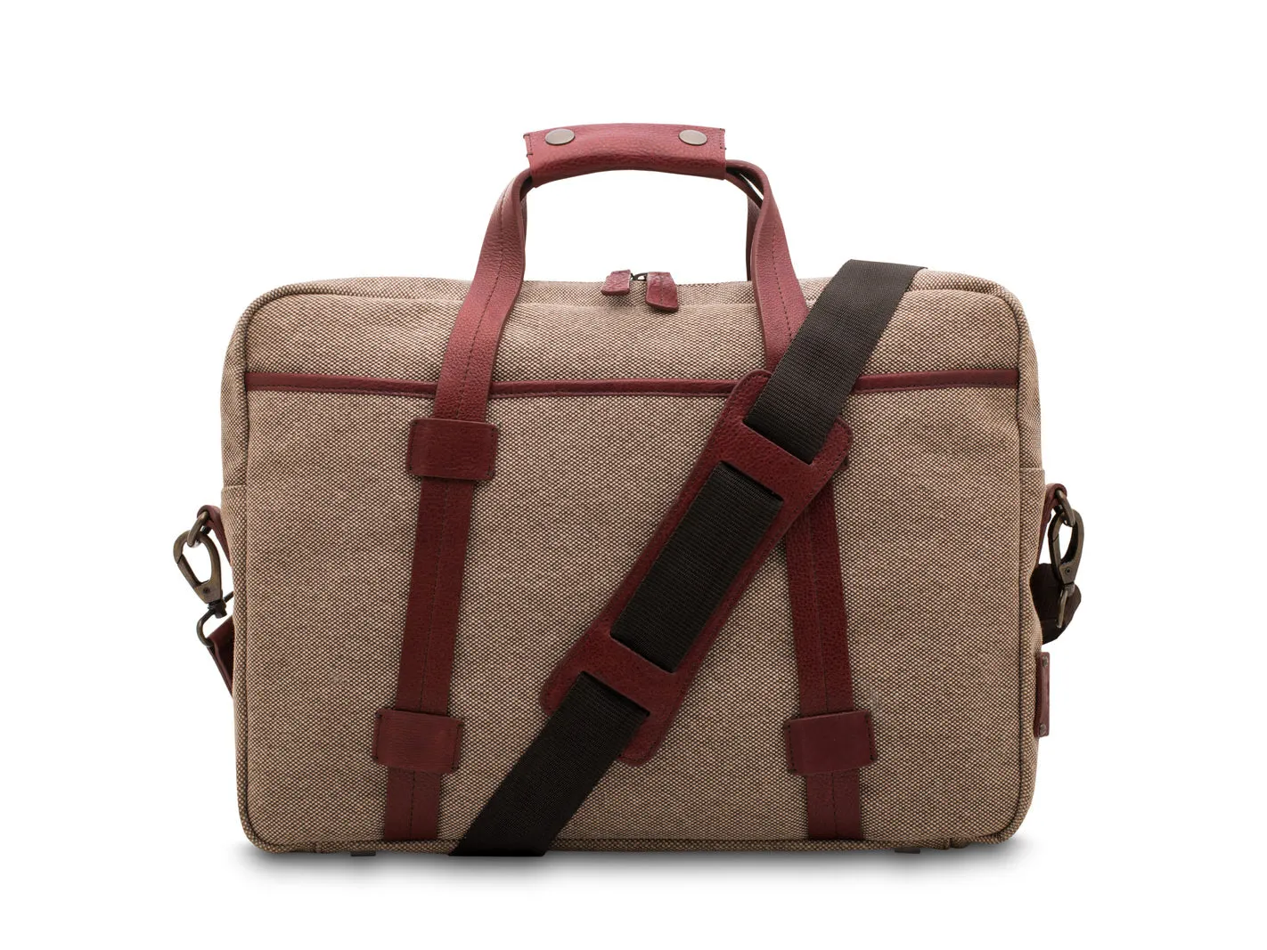 Bosca Canvas/Washed Bag Top Zip Laptop Bag