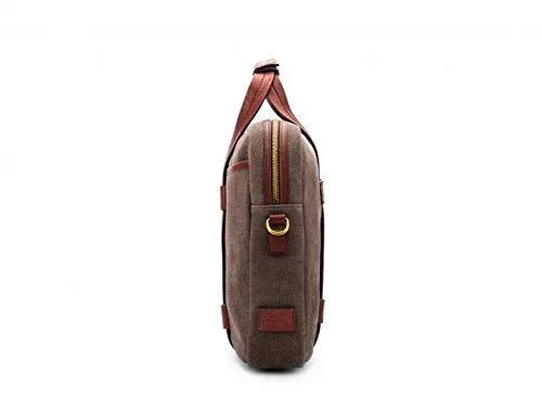 Bosca Canvas/Washed Bag Top Zip Laptop Bag