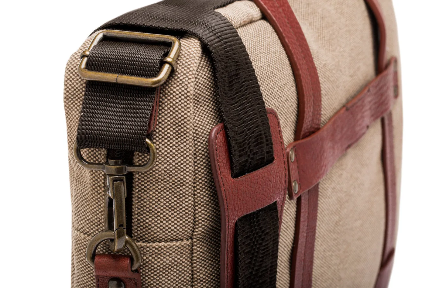 Bosca Canvas/Washed Bag Top Zip Laptop Bag