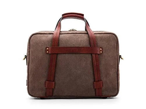 Bosca Canvas/Washed Bag Top Zip Laptop Bag