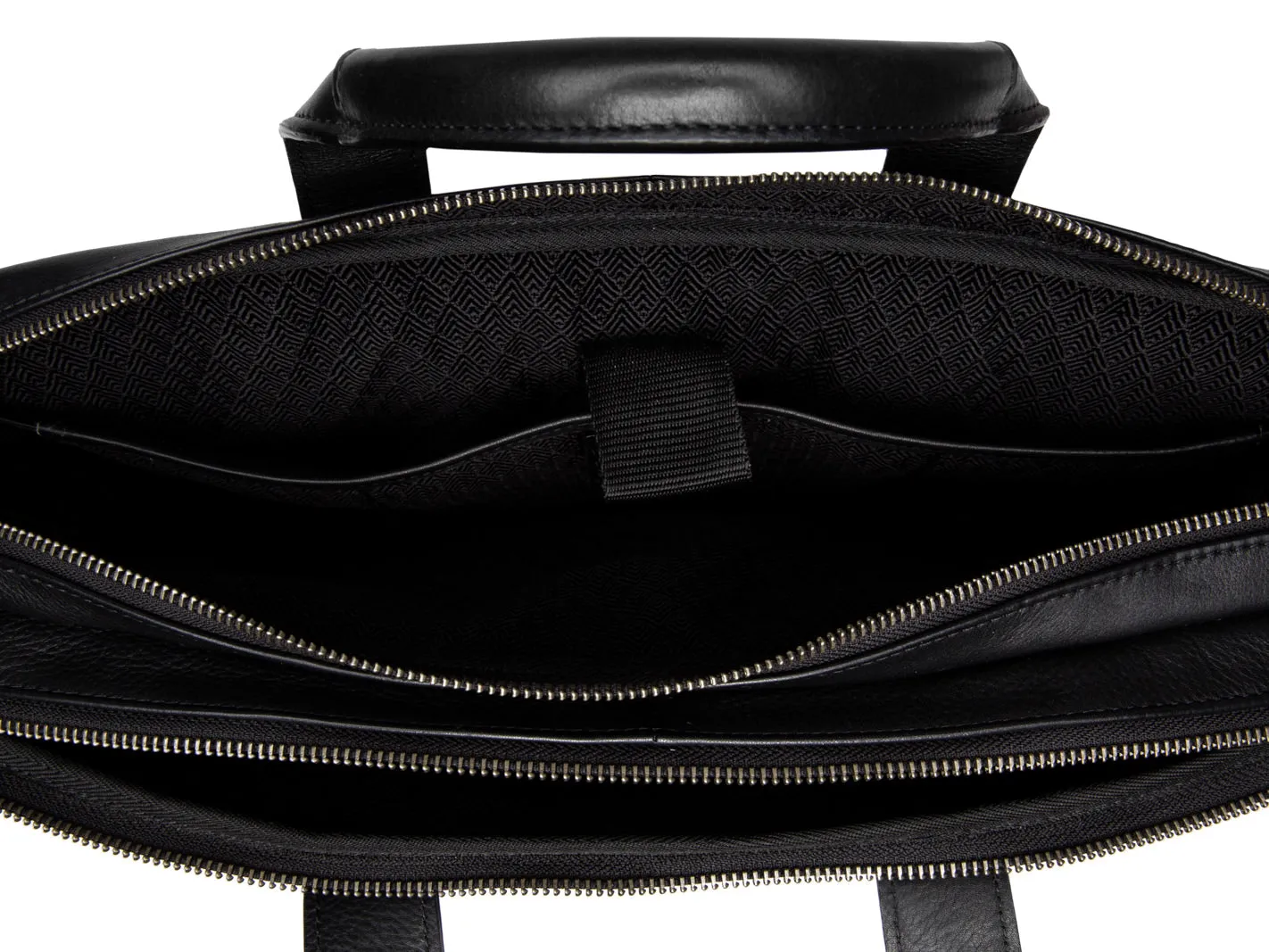 Bosca Nappa Bag Double Zip Laptop Brief