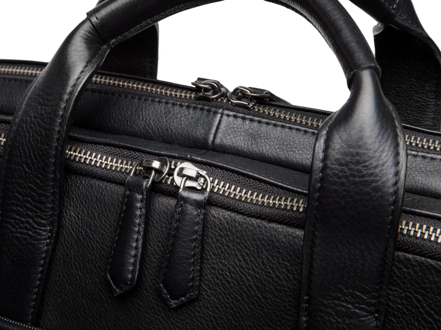 Bosca Nappa Bag Double Zip Laptop Brief