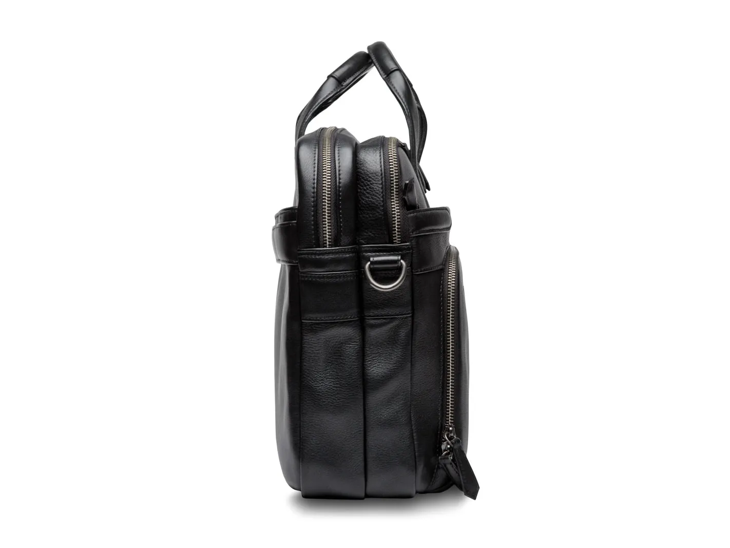 Bosca Nappa Bag Double Zip Laptop Brief