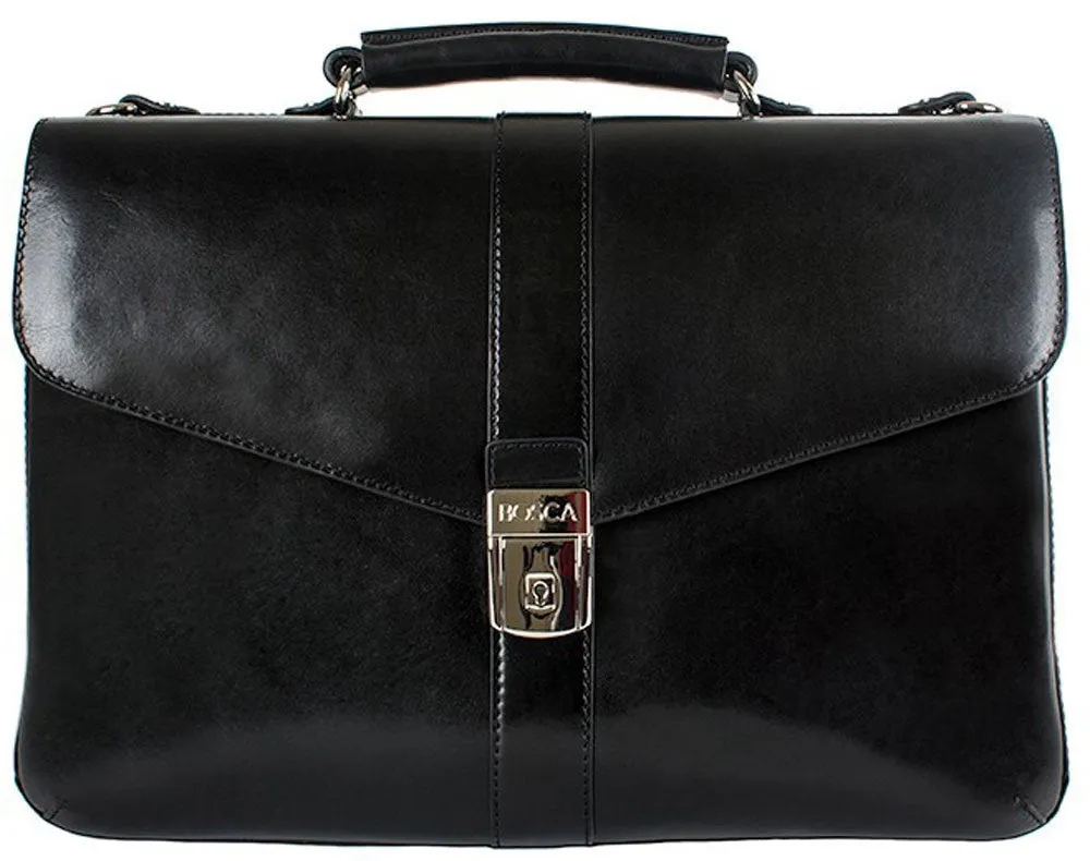 Bosca Old Leather Single Gusset Flapover Brief