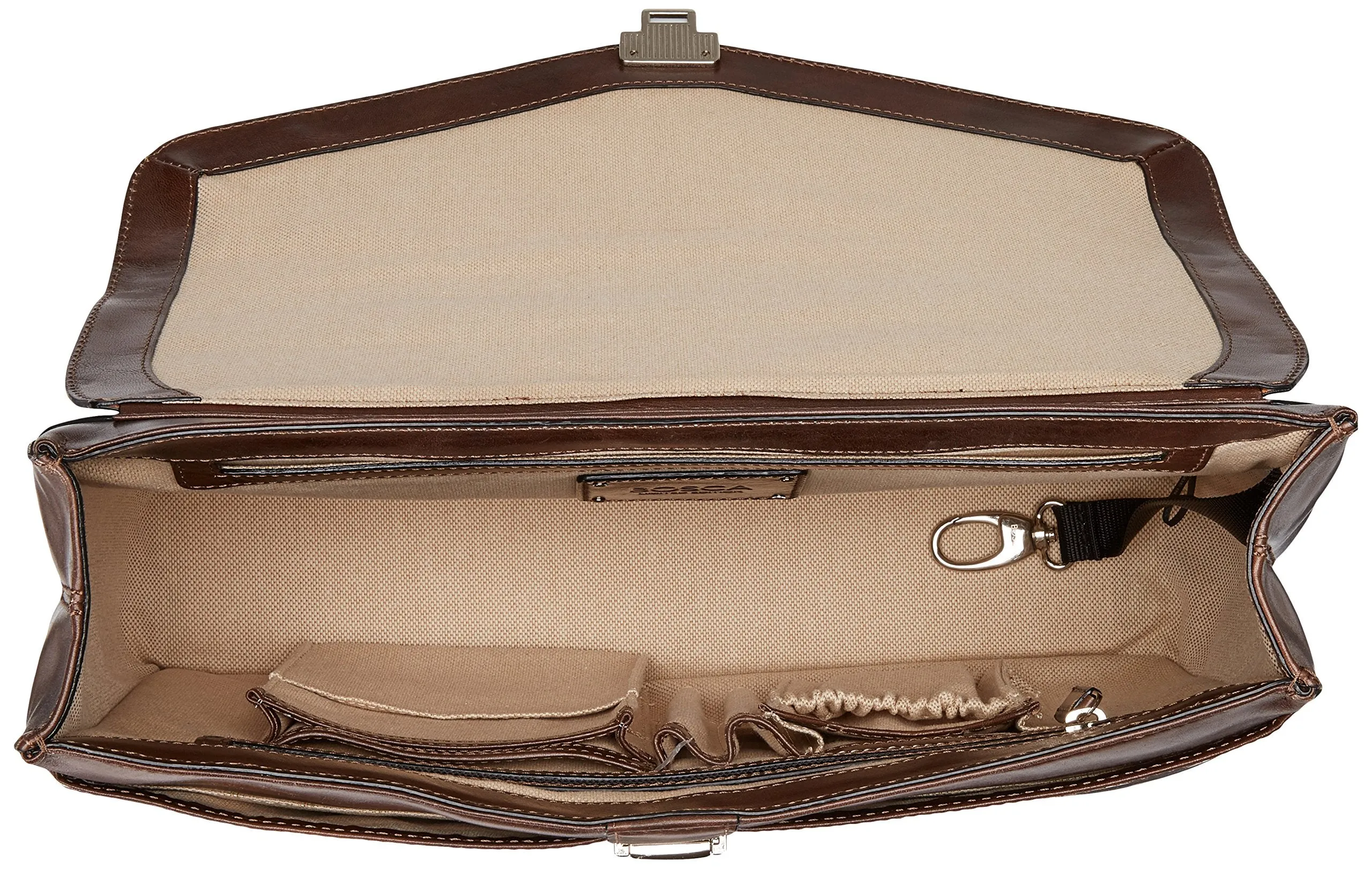Bosca Old Leather Single Gusset Flapover Brief