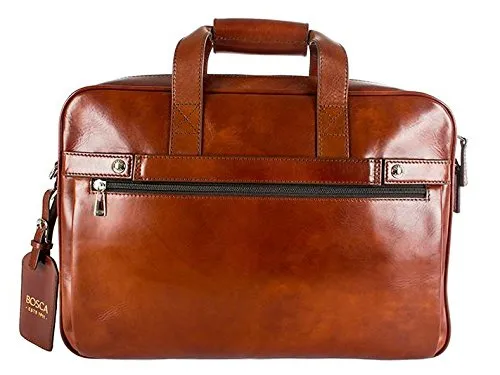 Bosca Old Leather Single Gusset Stringer Bag