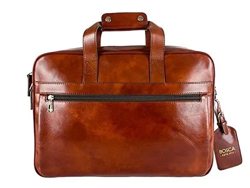 Bosca Old Leather Single Gusset Stringer Bag